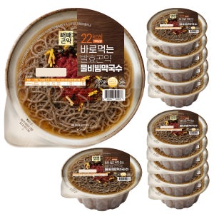 국물까지 다먹어도 139kcal 바로먹는 발효곤약 물비빔막국수 350g, 12개