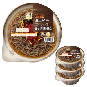 국물까지 다먹어도 139kcal 바로먹는 발효곤약 물비빔막국수 350g, 4개