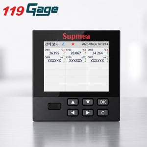 [Supmea] RN3000 슈미아 디지털 기록계 6채널 데이터로거 온도기록계