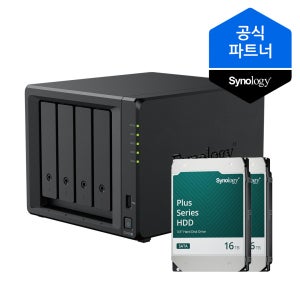 시놀로지 나스 DS425+ 4베이 32TB (16TBx2) HAT3310-16T 포함
