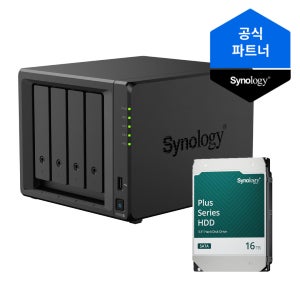 시놀로지 나스 DS925+ 4베이 16TB(16TBx1) HAT3310 정품HDD 포함