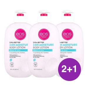 EOS Shea Better 24H 모이스처 바디 로션 프레시 코지 473ml, 3개