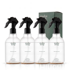 무해숲 히노끼 피톤치드 편백수 새집증후군 제거 스프레이 실내 탈취제 300ml, 4개