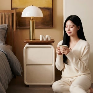 침실 2단 침대 모듈러 원목 협탁 틈새 사이드 선반 침대옆 서랍장 수납장