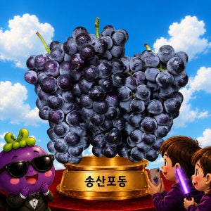 [100% 특상품] 송산포도 명품포도 특등급 산지직송 캠벨포도, 3kg, 1개