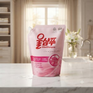 애경 울샴푸(리필 1.4L) 가정용 매장용 사무실 자취방 드럼세탁기 중성세제 일반 드럼겸용 빨래