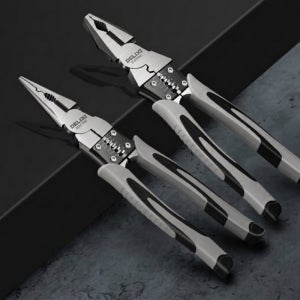 뺀찌 펜치 롱노우즈 다기능 피복 전선 스트립퍼 와이어 압착 뻰치 뻰찌 산업용 7인치
