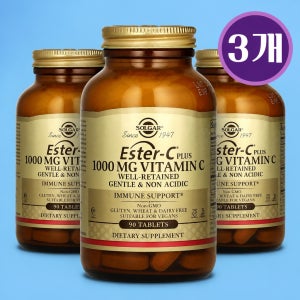 솔가 에스터 C 플러스 1000mg 비타민C 90정, 3개