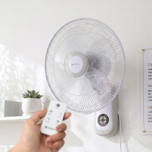 리모컨 벽 걸이형 선풍기 화장실 주방 욕실 가정용