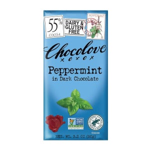초코러브 다크 초콜릿 페퍼민트맛 90g Chocolove Peppermint in