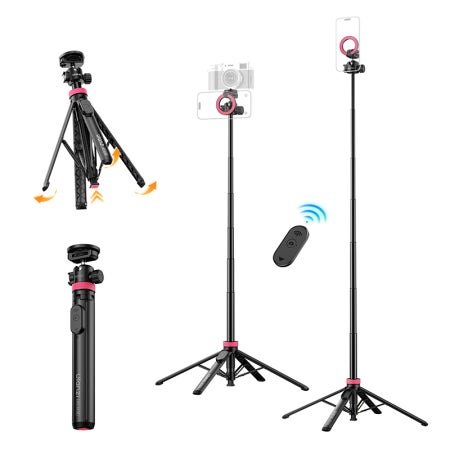 울란지 MT-44 M 카메라 스마트폰 오토 팝업 블루투스 맥세이프 투인원 셀카봉 삼각대