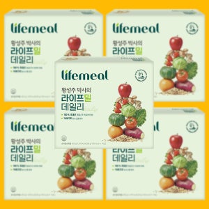 이롬 황성주 1일1생식 라이프밀 데일리 식사 대용 간편식 영양식 420g, 5개