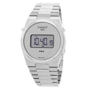 티쏘 Tissot PRX T1374631103000 실버 메탈 남자 전자 시계 미국발송