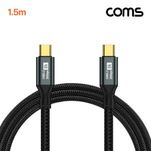 USB 3.2 Gen2 케이블 100w 8K 20Gbps PD 고속충전 1.5m JA297