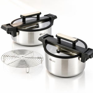 칼만 통3중 스텐 저압냄비 풀세트 (4리터+6리터)