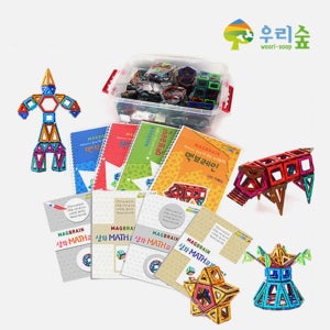 수학적 사고력능력 다면체 조형 자석블록 맥브레인 500 창의력발달 EQ발달