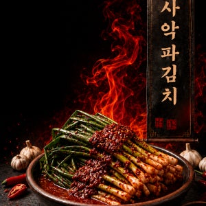 사악김치 매운 실비 파김치 1kg