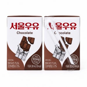 서울우유 초코멸균우유200ml 24입 (유통기한 10주)
