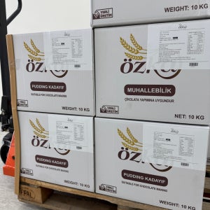 [팔레트] 구운 카다이프 250kg 벌크형 튀르키예 직수입 업소용 카다이프면