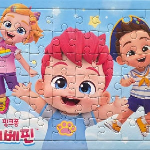 핑크퐁 베베핀 판퍼즐 A4 48P 유아퍼즐