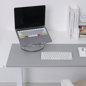 프리미엄 레더렛 가죽 데스크 매트 책상 장패드 데스크테리어 800x400mm, 그레이