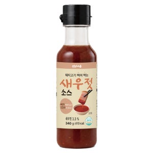 [새우젓소스] 테이스튠 돼지고기 찍먹 새우젓소스 340g, 1개