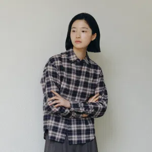 탑텐 여성 플란넬 루즈핏 셔츠_MSG4WC2400