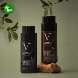 메르셀 비건헤어컬러240g 셀프 뿌리염색 순한 새치염색약 저자극 부분흰머리 염모제 홈쇼핑