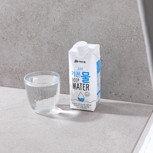 JUST 기픈물 종이팩 해양심층수 500mL 15입