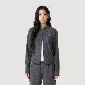 [엄브로] 우먼스 골지 스탠넥 집업 자켓 UR322CFT99_2colors