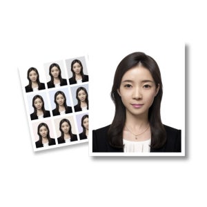 만족보장 셀프증명 증명사진 수정 이력서 보정 합성 여권 비자
