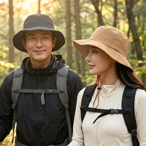 통풍 메쉬 여름 벙거지 모자 남자 여성 물놀이 휴양지 챙넓은 자외선차단 사파리 모자 버킷햇