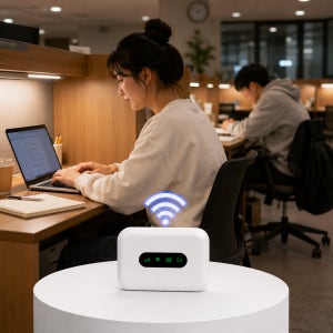 독서실 노트북 인터넷 LTE 5G 에그 모바일 라우터 포켓와이파이