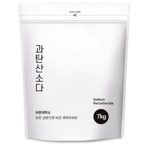 바른세탁소 과탄산소다 파우치 7kg 산소계표백제 1등급원료 사용