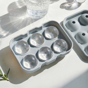 생활애담 실리콘 얼음트레이 얼음틀 동그란 하이볼 아이스볼 위스키 볼 6구, 1개