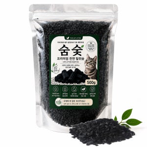 황금뒤주 숨숯 천연 고양이모래 탈취제 500g