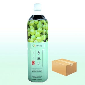 유나인 청포도 에이드원액 1.5L 8개 카페베이스 업소용 대용량