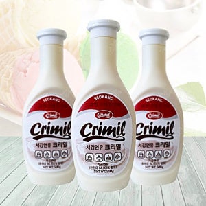 서강 연유 크리밀 500g 20개 1박스 업소용 카페 팥빙수 연유크림