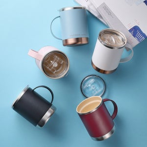 각인 서비스 아소부 세라믹믹스텐 진공 보온보냉 얼티밋 머그 360ml
