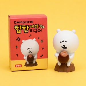 [캐릭터선택]담곰이 힙한 녀석들 피규어 힙합 농담곰 디오라마 굿즈 담곰이(도토리) 1개