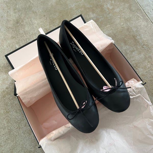 레페토 제니 까미유 곰므 발레리나 플랫슈즈 3cm 힐 Repetto 무광블랙 프랑스직배송