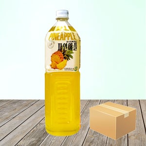유나인 파인애플 에이드원액 1.5L 8개 카페베이스 업소용 대용량