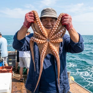 국내산 연안 활 대왕문어 2kg 통마리 생물 숙회 초밥 샤브 당일발송