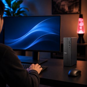 델 컴퓨터 QVS1260-FD01KR Basic 인텔i5 데스크탑본체 슬림PC 하드장착가능
