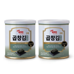 소문난삼부자 무조미곱창김 캔김 15g 2캔