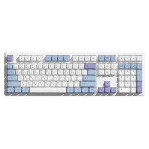 로이체 RK-G4000 무선 키보드 블루투스 멀티페어링 충전식 저소음 블루, 멤브레인