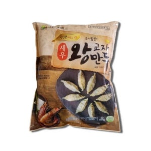 나래 새우 왕교자 만두 1.4kg 한박스(6개입) 산동만두 찐만두 교자만두 새우만두