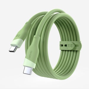 실키 C타입 to C 100W 240W 5A PD 고속충전 케이블 그린, 1개, 2m