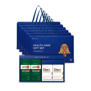 종근당건강 종합선물세트 2호 (락토핏당케어+프로메가) 60포, 6개