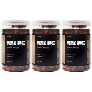 볶은 아몬드 로스팅 볶음아몬드 1050g (350gX 3통)